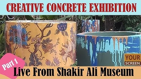 Live At Shakir Ali Museum | Concrete Creation | DR Sumera Jawad | Punjab University #yourscreen1