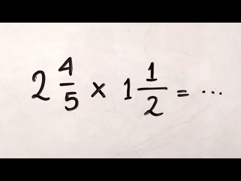 Perkalian Pecahan Campuran dengan Pecahan Campuran | Matematika SD