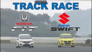 [ENG CC] Track Race #68 | Honda FIT vs Suzuki Swift