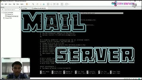 Instalasi ,Konfigurasi dan Pengujian MAIL SERVER| Debian 9| VMware [INDONESIA] #9