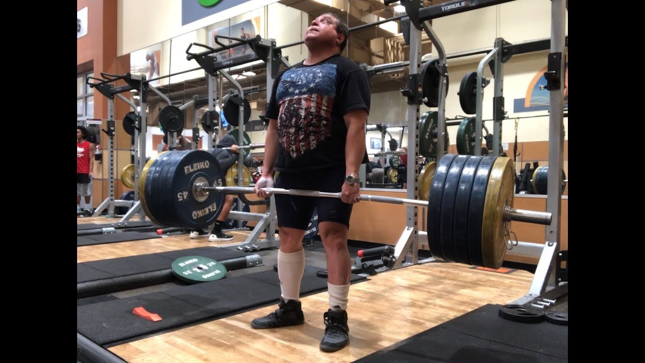 374 01/13/20 Masters Beltless Deadlift 475lbx2 PR!! Highest Wt Repped