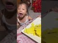 HOW DO TODDLERS EAT SOUR MANGOES #shortsfeed #philippines #cebucity #mango #shorts