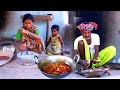 They are cooking Duck Curry purely Santali village style | Tribal Traditional Duck gravy recipe