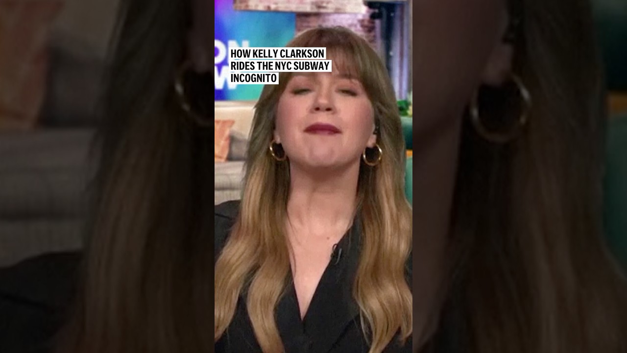 How Kelly Clarkson rides the NYC subway incognito