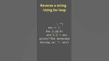 Reverse a String in Python | Using Slicing , for Loop , Join & Reversed | #shorts #pythoncode