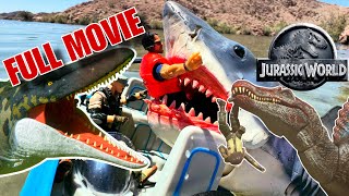 MEGALODON ATTACKS!! TERROR OF THE DEEP! Jurassic World Toy Movie (FULL MOVIE) #jurassicworld