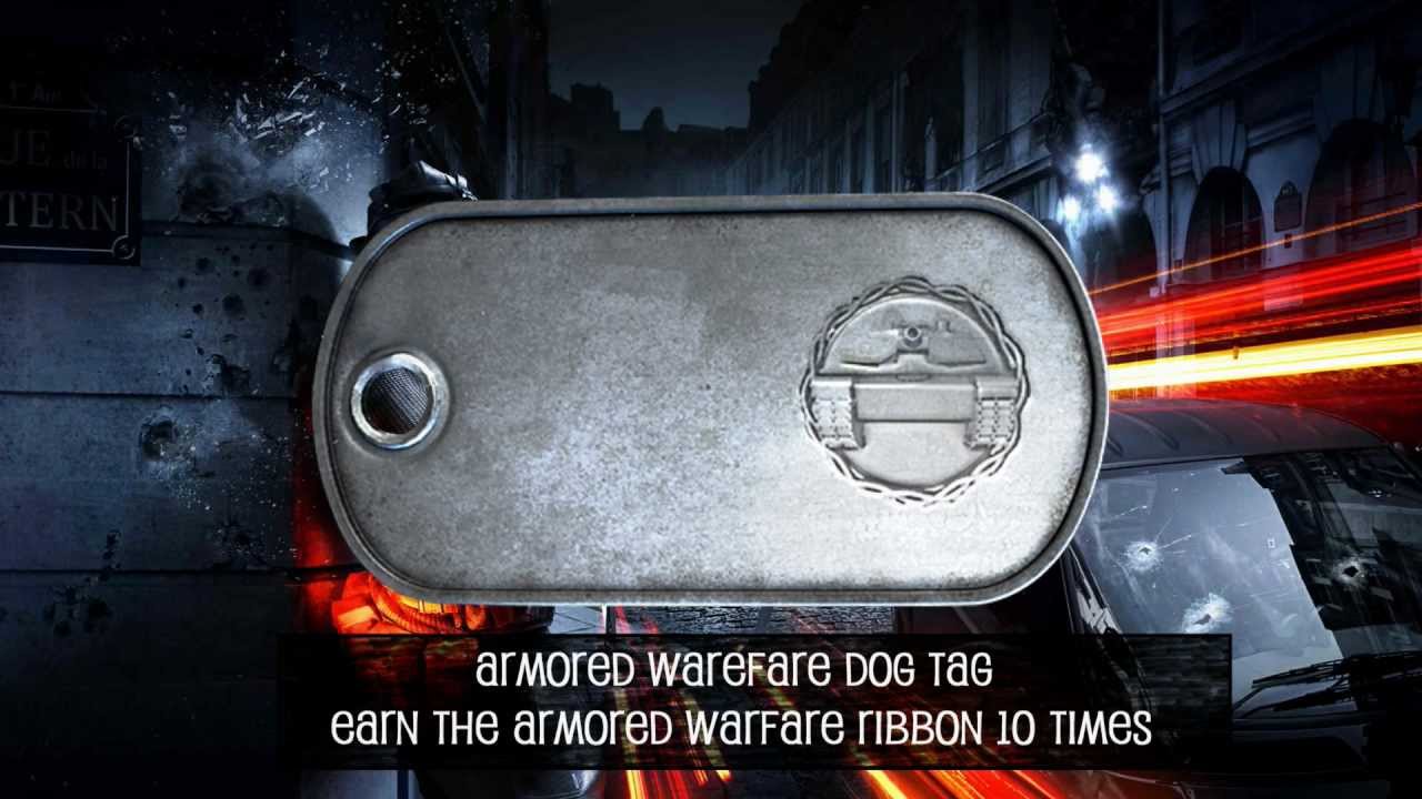 Battlefield 3 Dog Tags Part 4 Ribbon Award Dog Tags