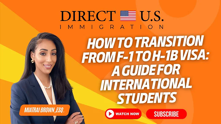 How to Transition from F-1 to H-1B Visa | A Guide for International Students