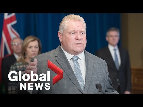 Coronavirus outbreak: Ontario Premier Doug Ford to give COVID-19 update | LIVE