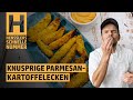 Schnelles Knusprige Parmesan-Kartoffelecken aus dem Ofen Rezept von Steffen Henssler