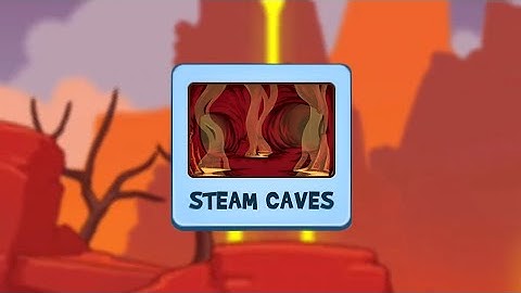 Volcano Maps Steam Caves  |  Fun Run 3