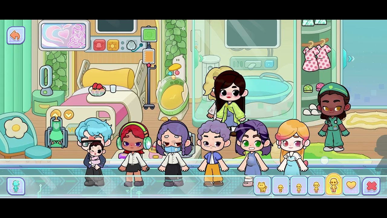 Ailemise hoş geldin bebek lina game world.