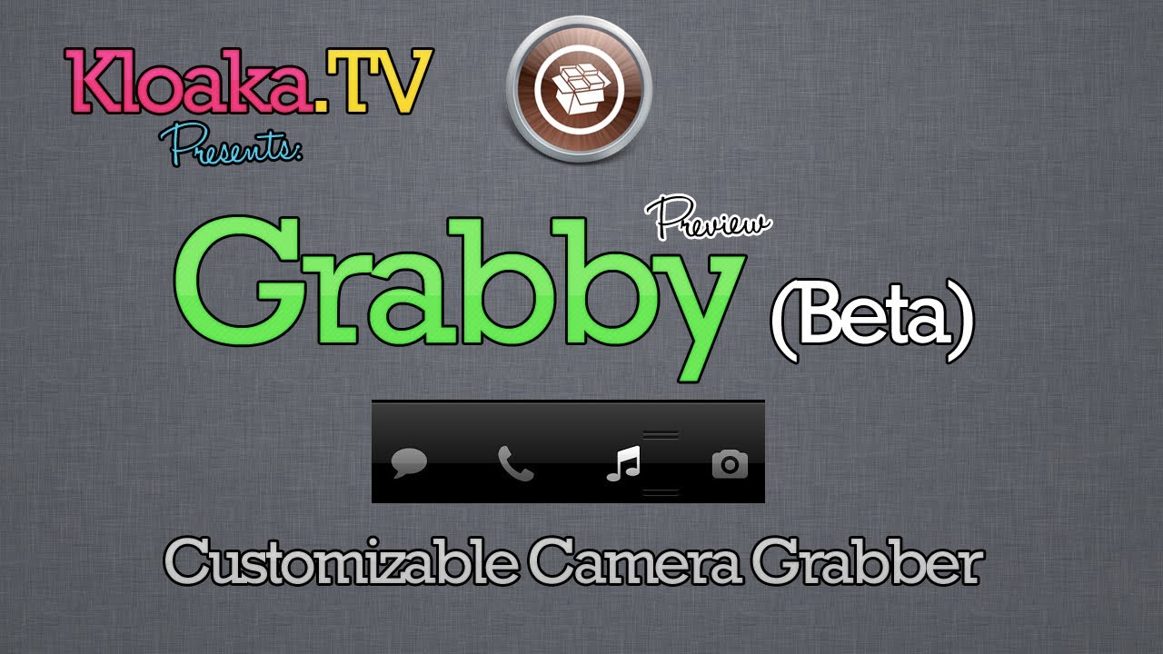 Grabby - Customizable Camera Grabber (Cydia)