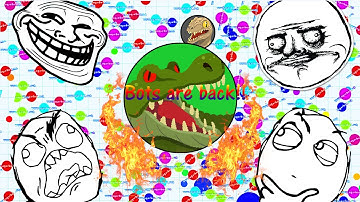 Agar.io - Bots Are Back!! // GamePlay With Bots
