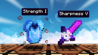 The Sharpness 5 glitch + INFINITE strength is BROKEN (Hypixel UHC)