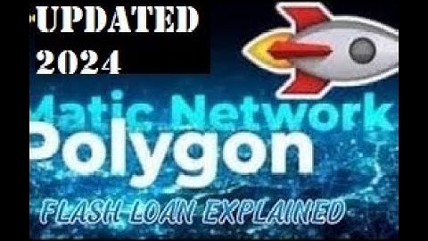 Polygon (MATIC) Floash Loan Arbitrage Bot - Full Tutorial…