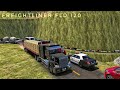 ATS v1.28 _ Freightliner fld 120 with 40t of cement go up hill | ATS MODS