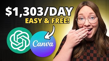 How I Make $40,410/mo with ChatGPT & Canva for FREE