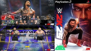 WWE 2K25 PS2 Game On NetherSX2 PS2 Emulator For Android | Roman Reigns Vs. Brock Lesnar | Gameplay