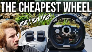 I Bought The Cheapest Sim Racing Wheel I Could Find