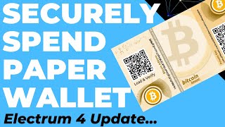 Securely Withdraw a Bitcoin Paper Wallet: Offline Signing with your airgapped Phone via Electrum