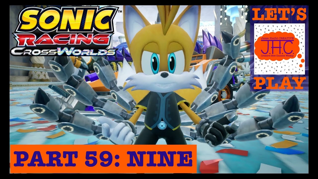 ДЕВЯТЬ! Давайте поиграем в SONIC RACING CROSSWORLDS! - Прямая трансляция на Nintendo Switch, част...