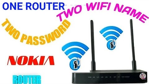 How to create multiple ssid in Nokia router ||