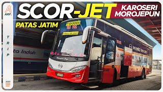 SCOR-JET Garapan Karoseri Morojepun!! Trip Bus PATAS Harapan Jaya Tulungagung - Surabaya