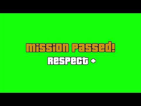 GTA Mission Passed (Green Screen Overlay)