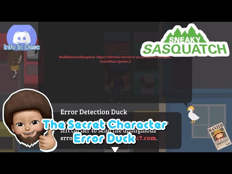 Sneaky Sasquatch - The secret character | The Error Duck