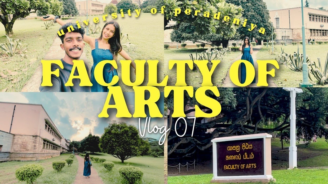 🎨 Art Faculty Tour | University of Peradeniya | ශාස්ත්‍ර පීඨය | Most Creative Faculty | VLOG 07