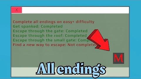 All Menu Mode Endings In SchoolBoy Runaway!