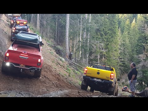 NAVARA vs Isuzu Dmax vs L200 OFF ROAD @TURKEY 💣💥 Zorlu Rampada BOL Aksiyon