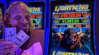 GAMBLE WITH PEACH LIVE 🔴 $200 ON LIGHTING BUFFALO 🦬 LINK ⚡️