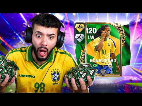 GASTEI 15 MIL FC POINTS EM BUSCA DO RONALDINHO PRIME NO FC MOBILE! 🤩🇧🇷