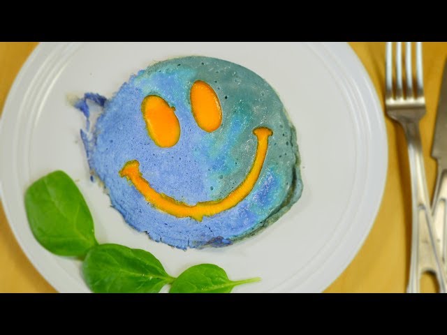 Smiley Earth Omelet ニコちゃんマークな地球卵焼き