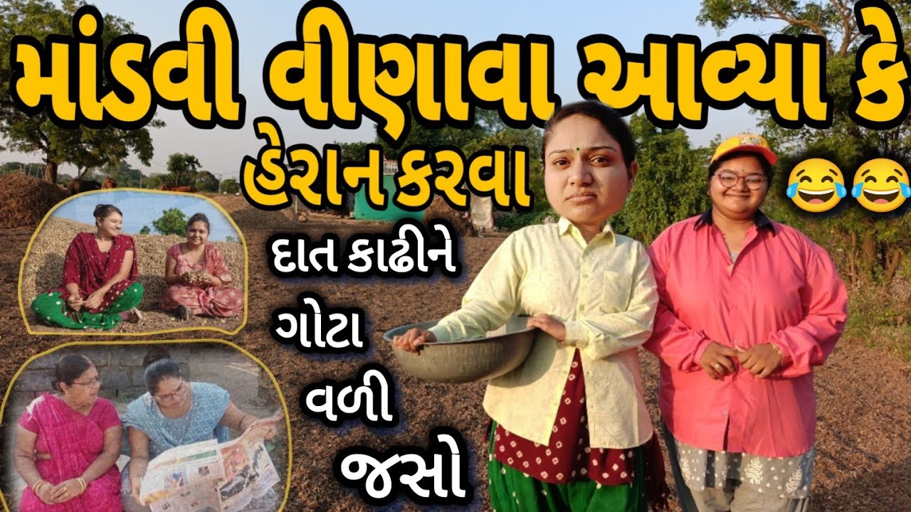 mandvi vanva aavya ke heran karva||માંડવી વીણવા કરતા હેરાન કર્યા||comedy video||Desi video||