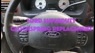 Ford Super Duty Clockspring replacement Steering Column Airbag Clockspring Repair Ford Superduty 1999 Up