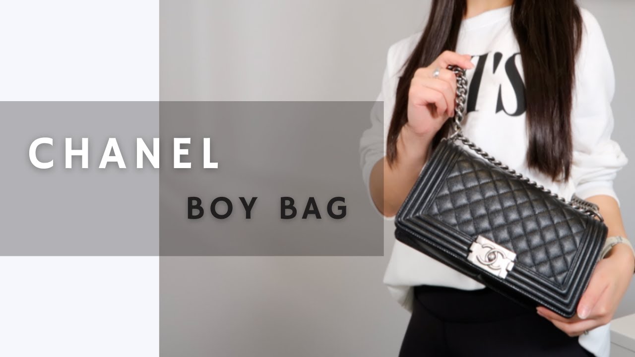 Authentic Chanel Boy New Medium 28cm Luxury Bags  Wallets on Carousell