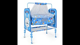 BUBBLEBABY Rabbit Baby Cradle for Girls and Boys, Blue and Pink Assembling Video screenshot 4