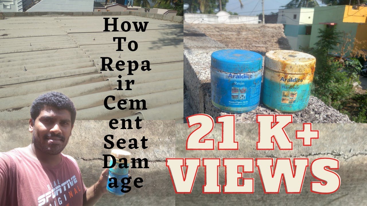 How To Repair Cement Seat Damage YouTube
