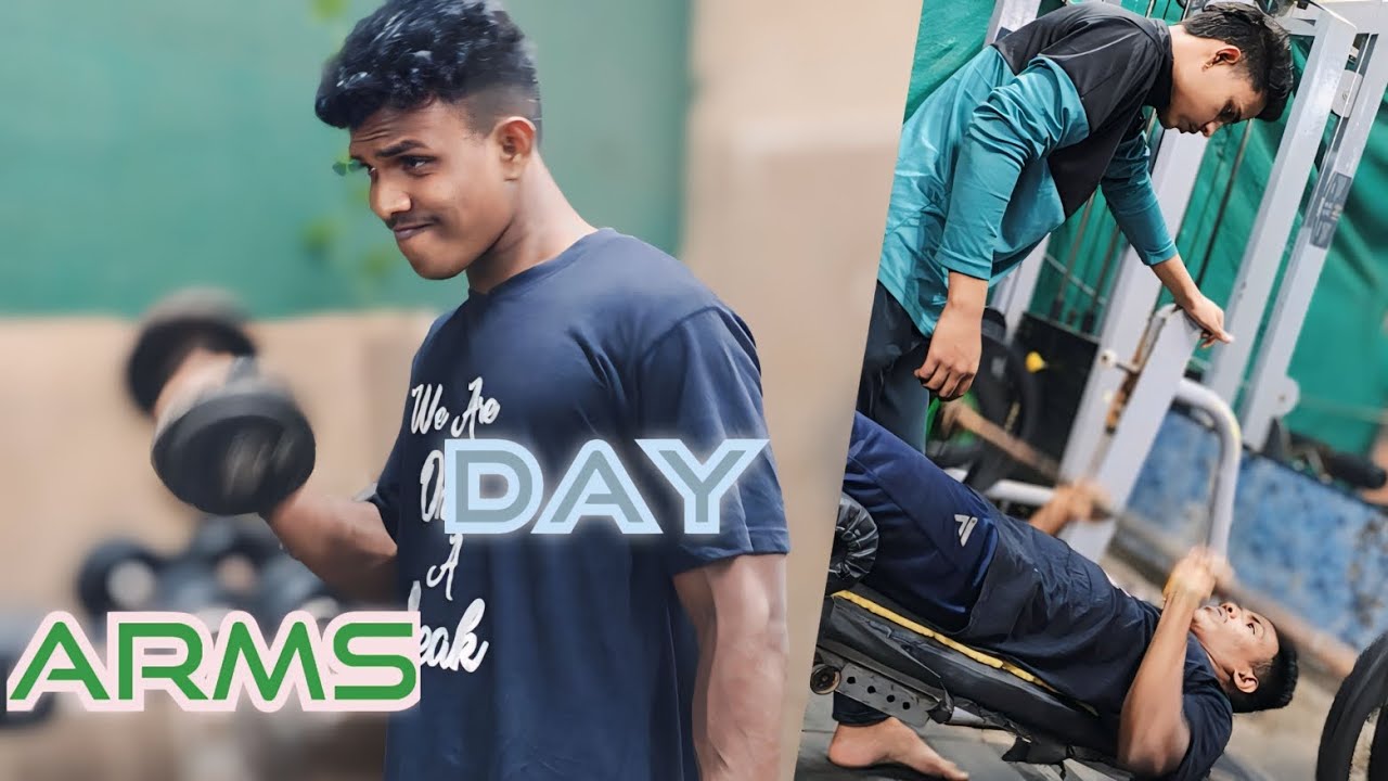 Day 09:  Insane Arms Workout for Massive Gains! 