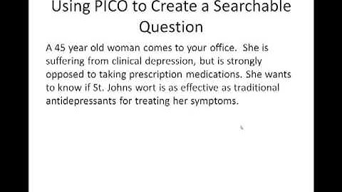 Introduction to Evidence Based Searching