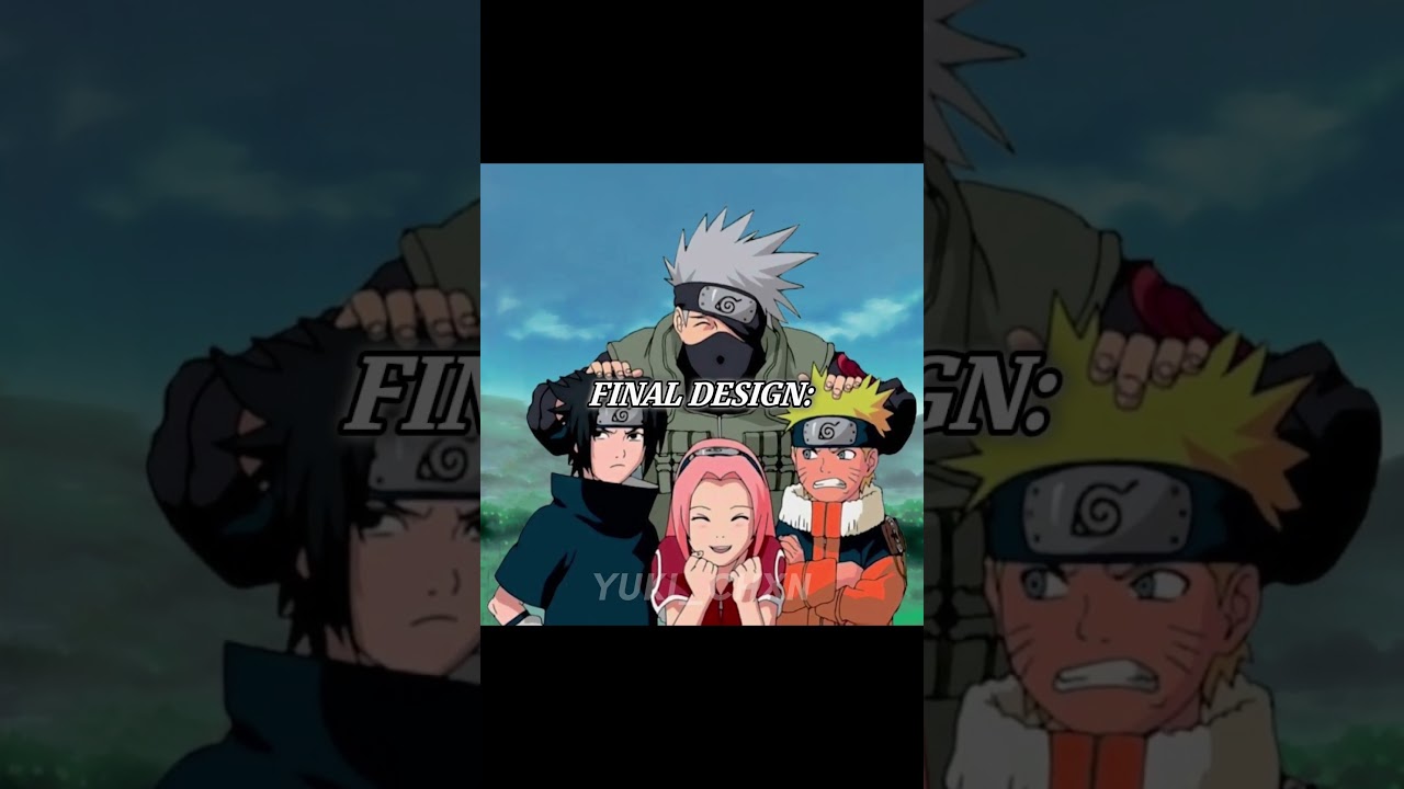 Damn Sasuke be looking like Shino in the first design 😂 