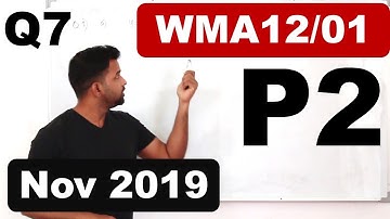 Nov 2019/P2 | WMA12/01 | Q.No.7 | Logarithms, series & sigma notation  | IAL Pearson Edexcel