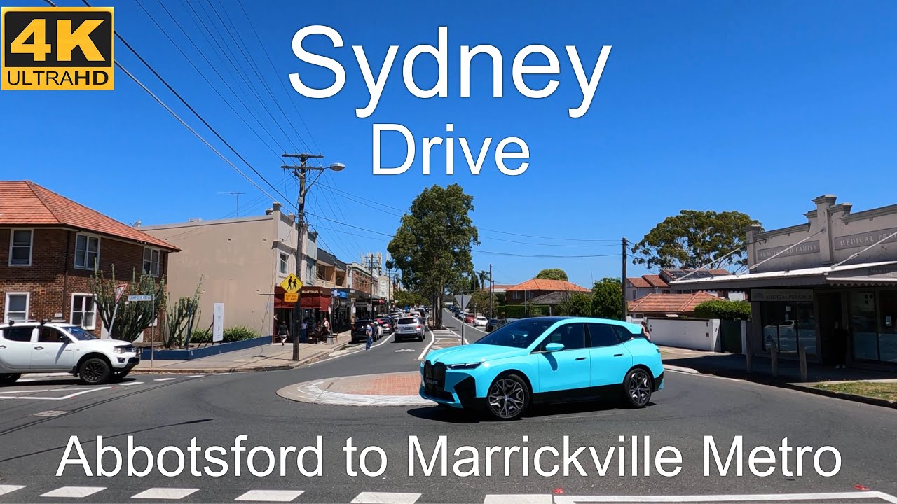 Driving Abbotsford to Marrickville | Sydney Australia | 4K UHD