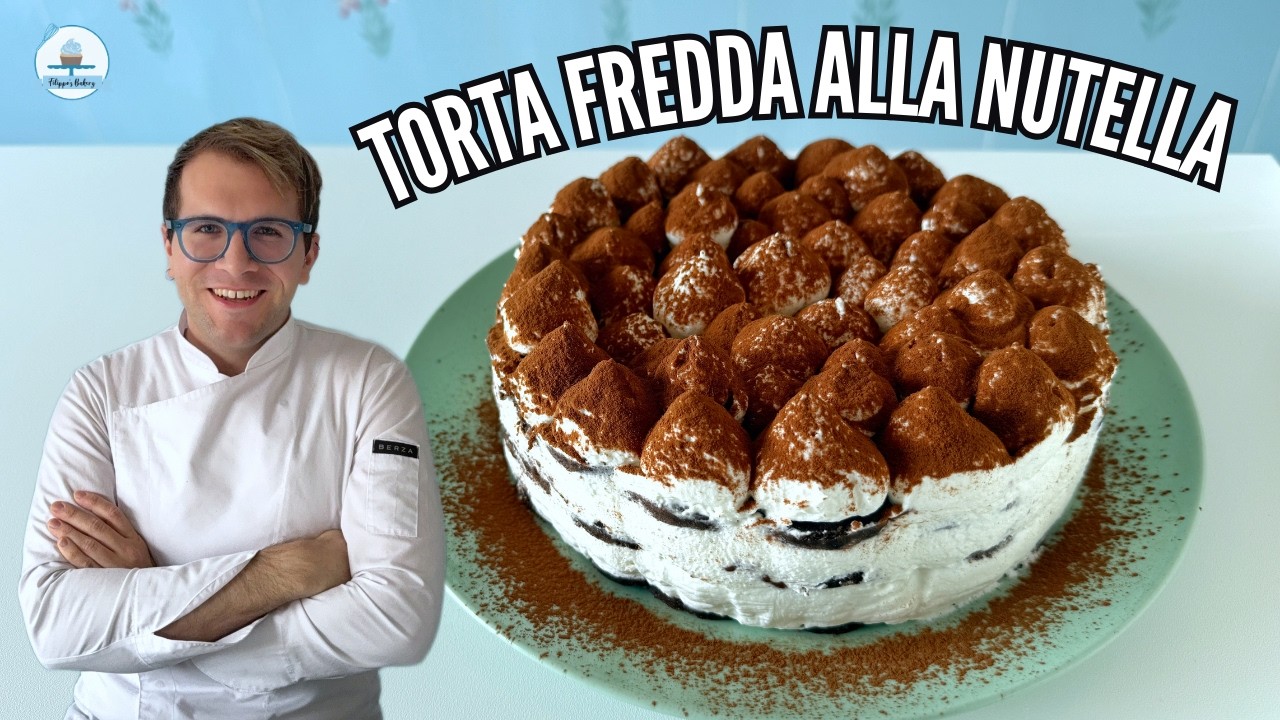 LA TORTA ALLA NUTELLA: pronta in 10 minuti e senza forno| Filippo's Bakery