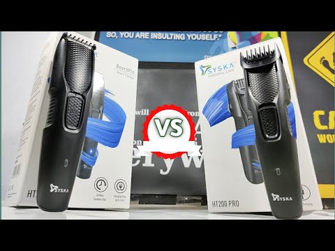 compare syska and philips trimmer