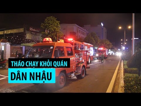 Video Dân nhậu Đà Nẵng tháo chạy khỏi quán sau tiếng nổ lớn - youtube