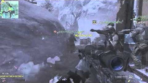 MW3 unglaublicher Starter-Messerwurf !